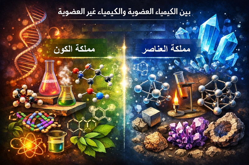 نبض الحياة وسكونها………بين مملكة الكون ومملكة العناصر